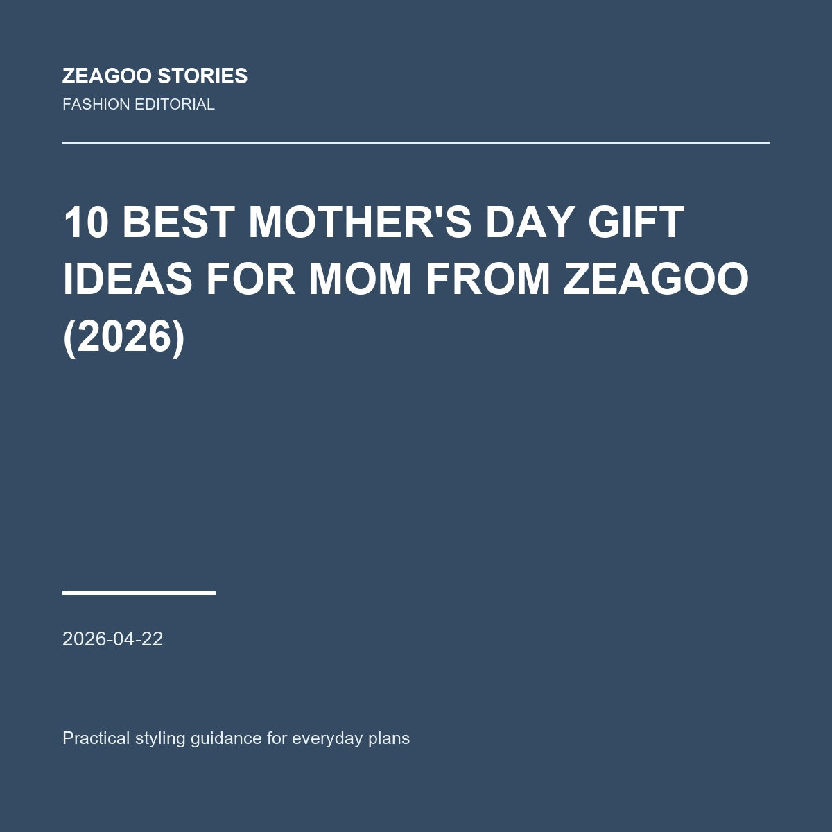 10 Best Mother's Day Gift Ideas for Mom from Zeagoo (2026)