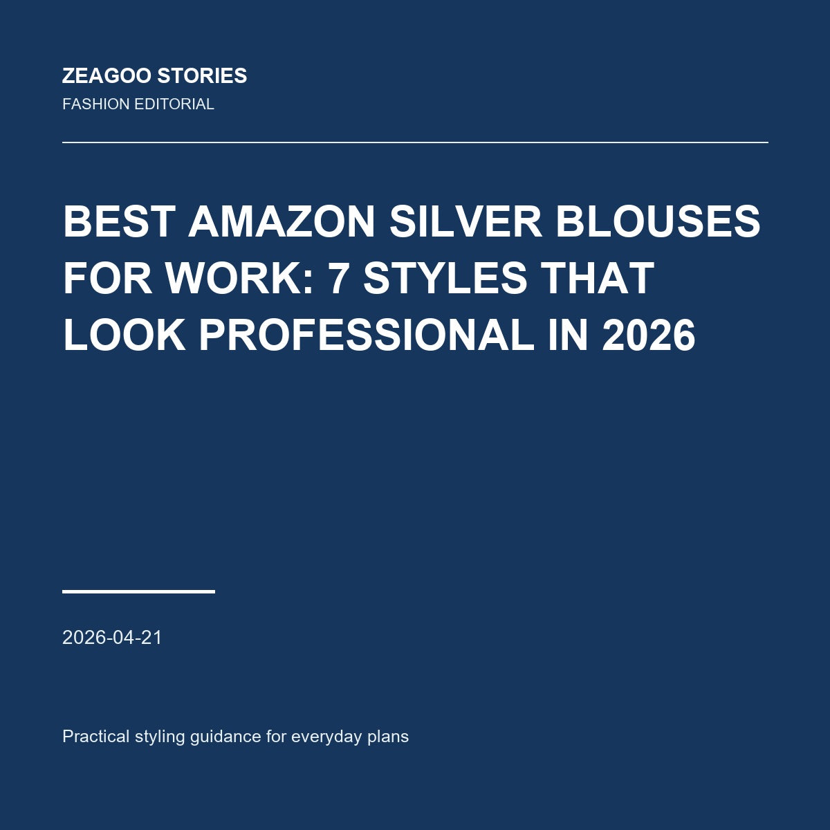 Best Amazon Silver Blouses for Work: 7 Styles That Look Professional in 2026