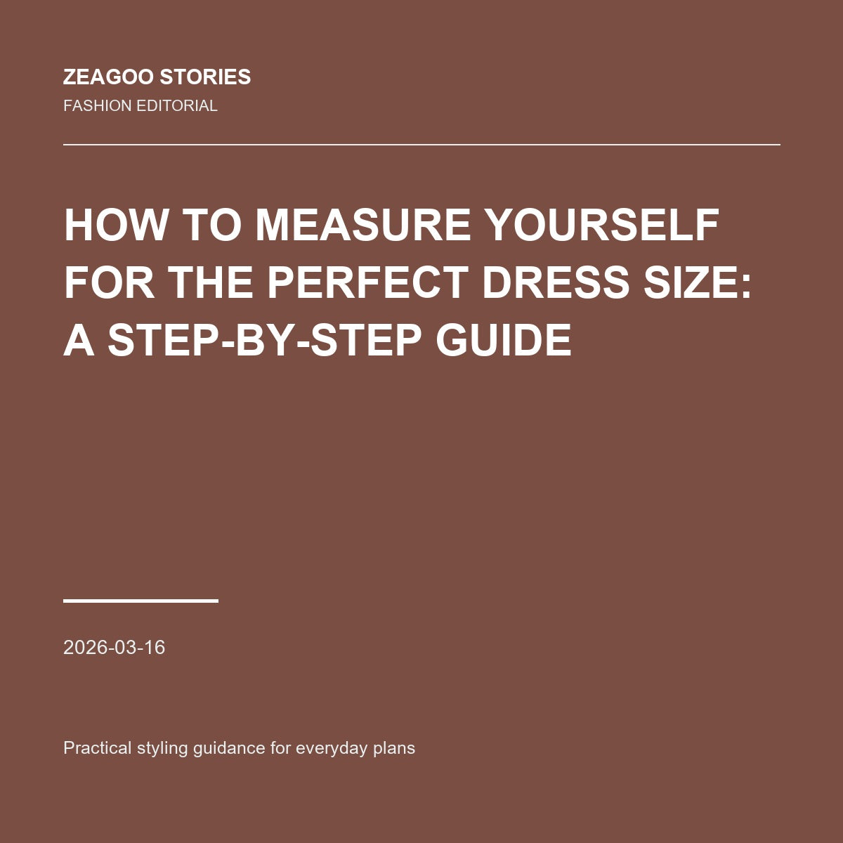 How to Measure Yourself for the Perfect Dress Size: A Step-by-Step Guide