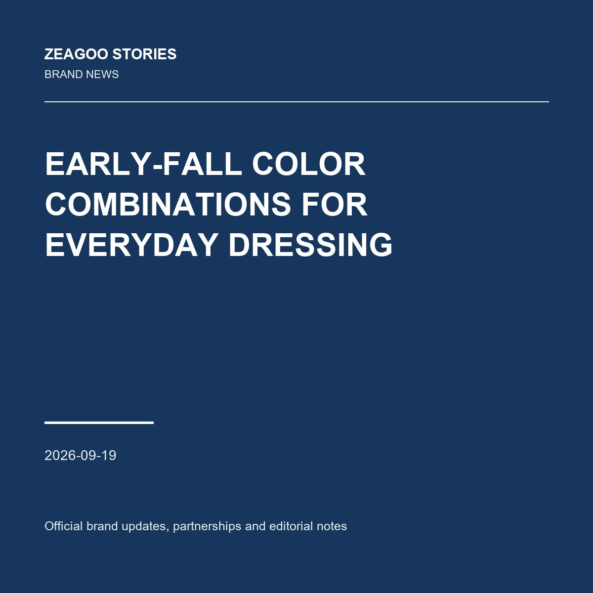How to Build an Easy Early-Fall Outfit Rotation