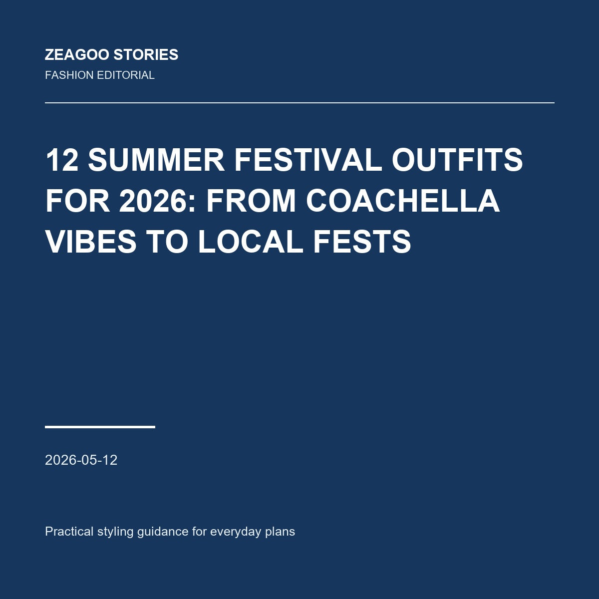 12 Summer Festival Outfits for 2026: From Coachella Vibes to Local Fests
