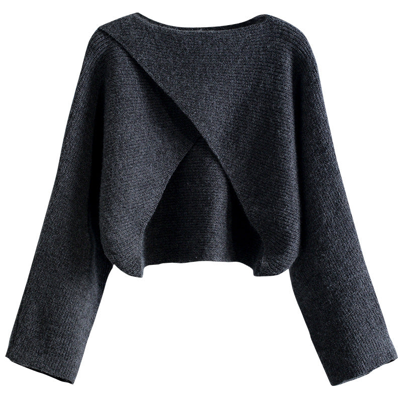 Irregular Loose Short Sweater