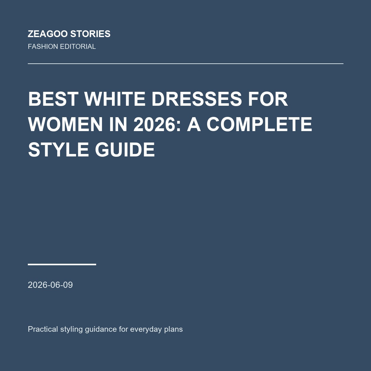 Best White Dresses for Women in 2026: A Complete Style Guide