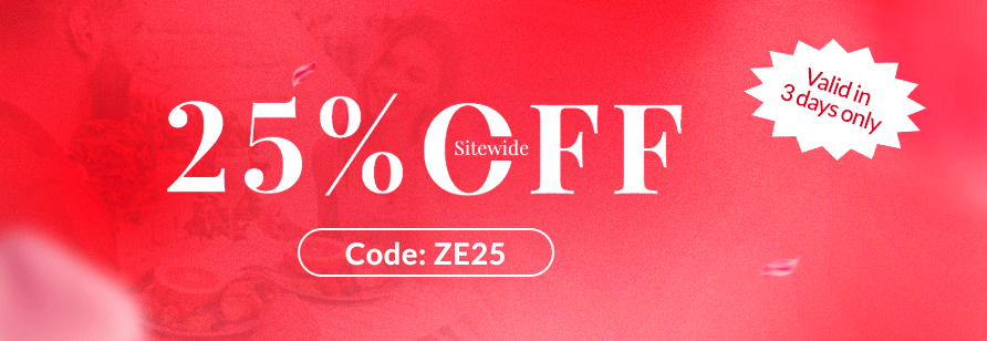 Valentine's Special Deal: 25% OFF