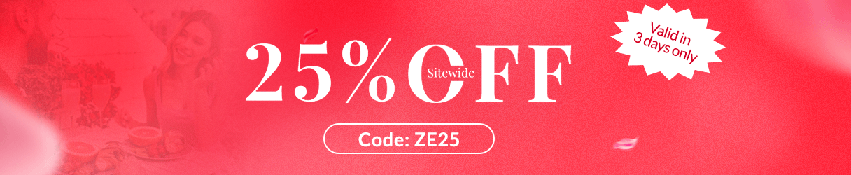 Valentine's Special Deal: 25% OFF