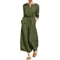 Cotton Linen Jumpsuits
