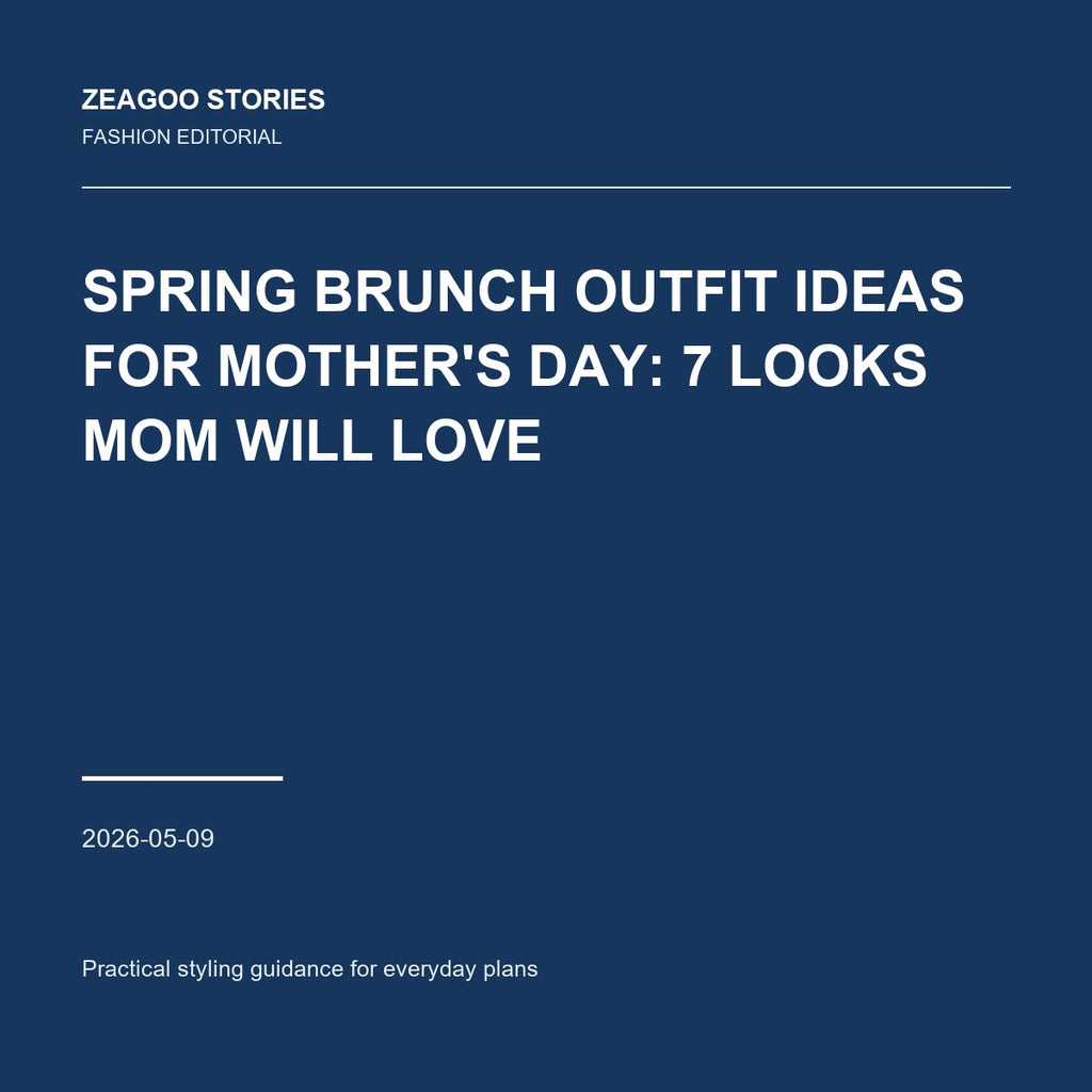 Spring Brunch Outfit Ideas for Mother's Day: 7 Looks Mom Will Love