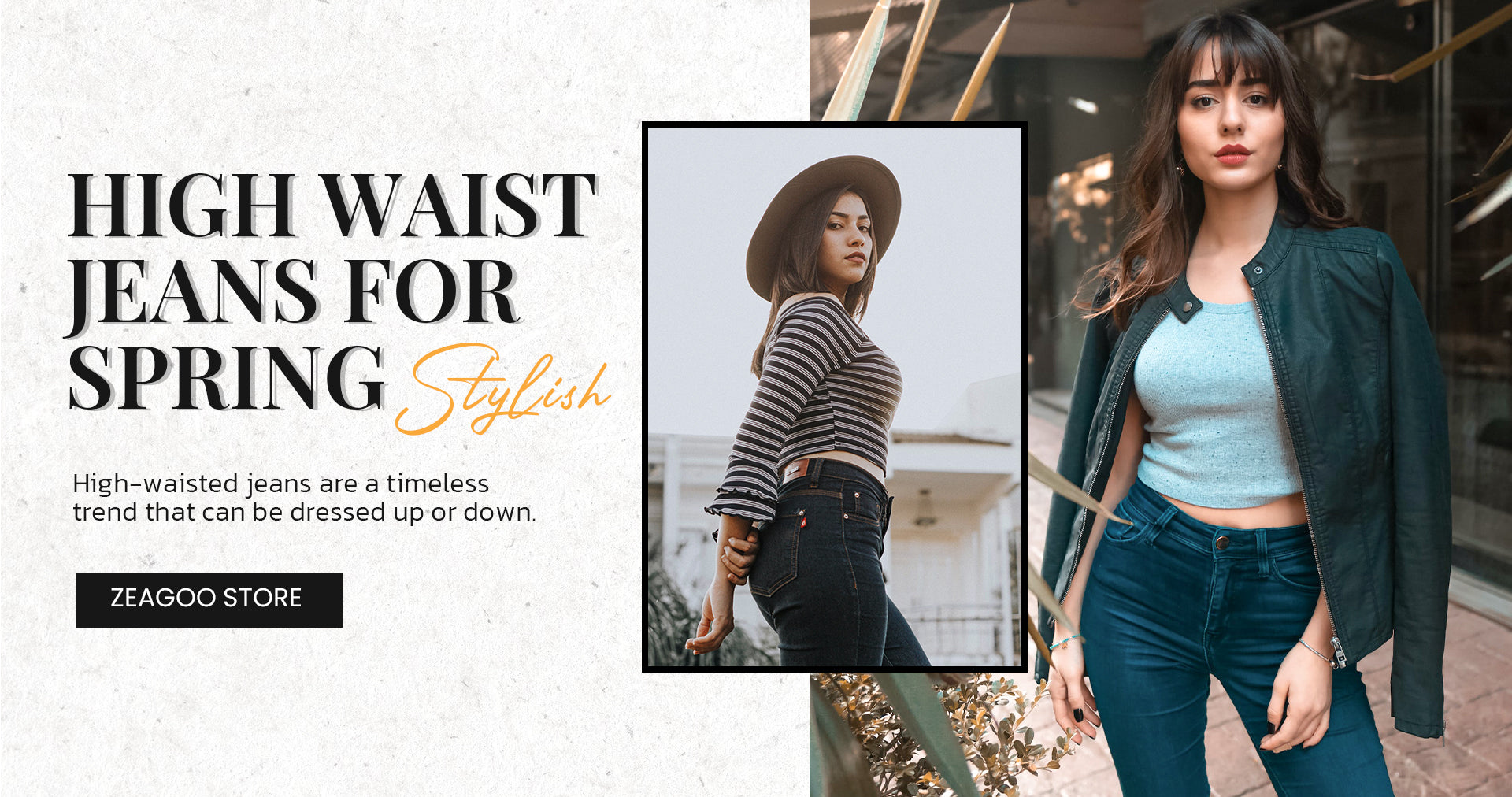 The Best High Waist Jeans For Spring: 5 Different Styles To Try