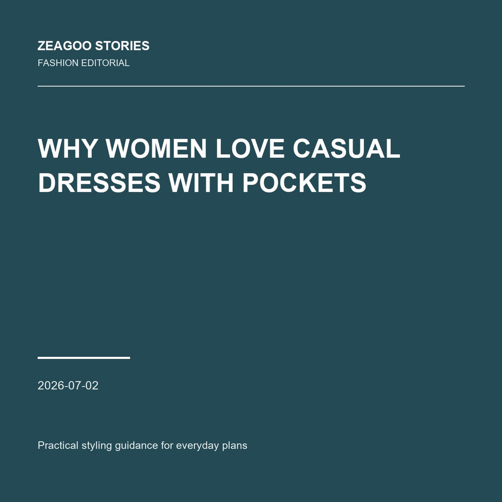 Why Women Love Casual Dresses with Pockets
