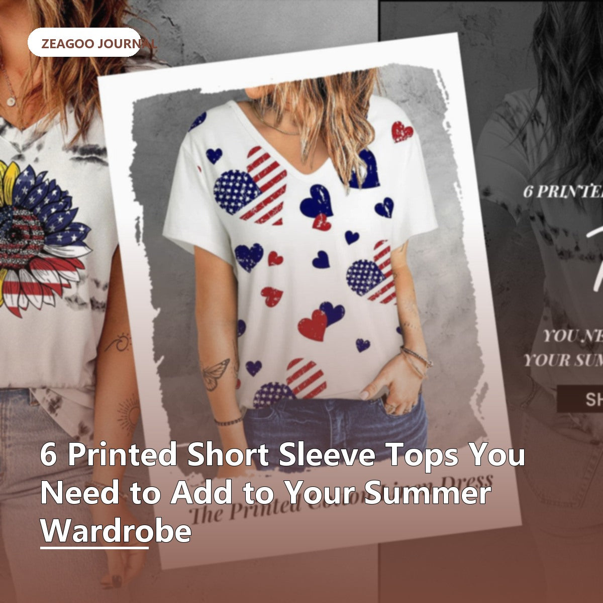 6 Printed Short Sleeve Tops You Need to Add to Your Summer Wardrobe