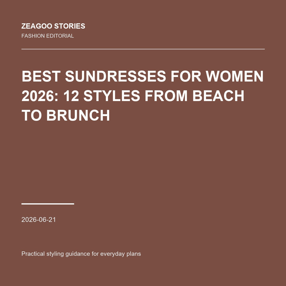 Best Sundresses for Women 2026: 12 Styles from Beach to Brunch