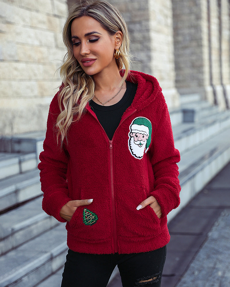 Double Sided Velvet Warm Hooded Sweatshirts