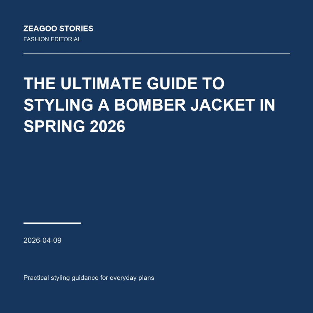 The Ultimate Guide to Styling a Bomber Jacket in Spring 2026