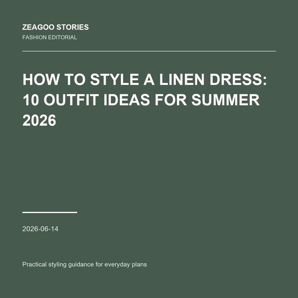 How to Style a Linen Dress: 10 Outfit Ideas for Summer 2026