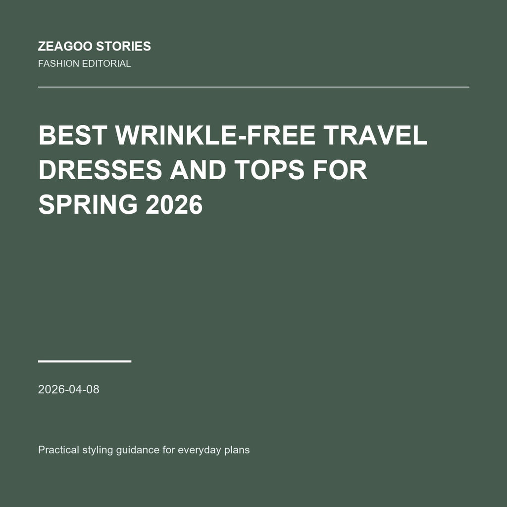 Best Wrinkle-Free Travel Dresses and Tops for Spring 2026