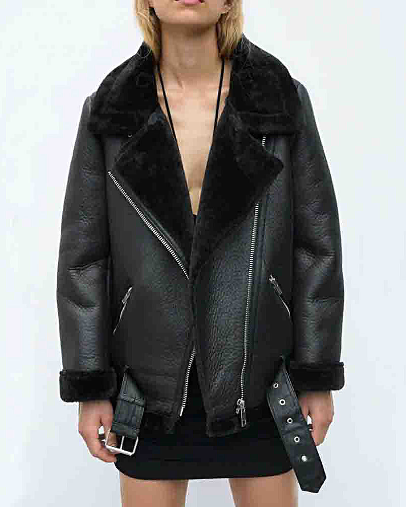 Fur Warm Reversible Jacket