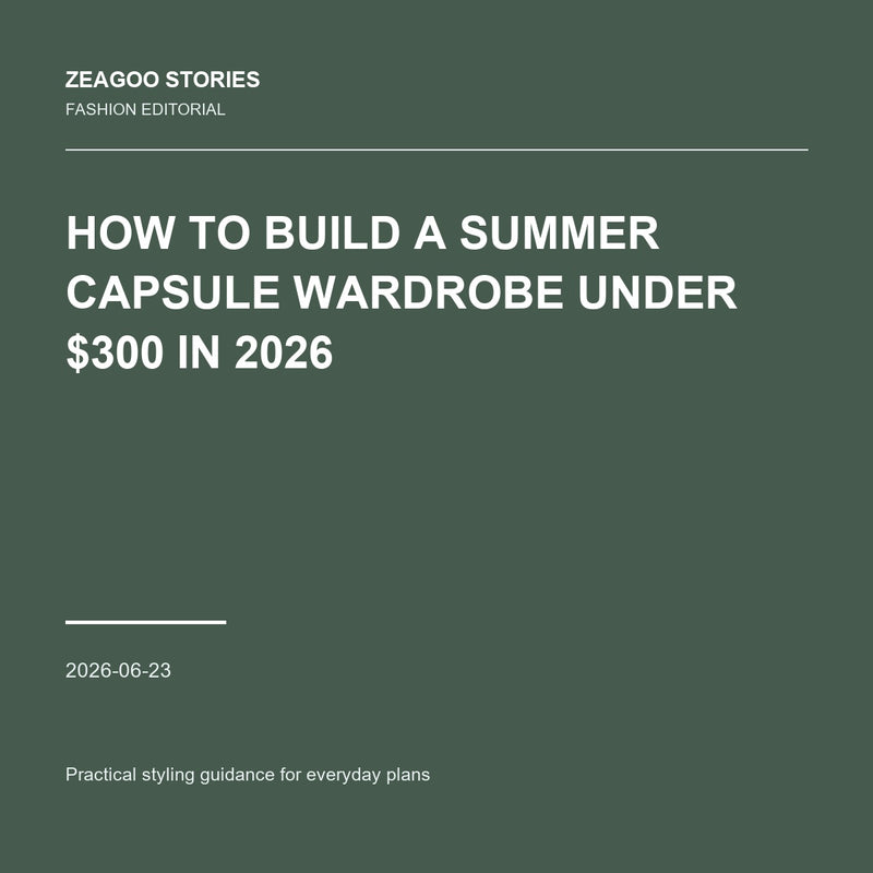How to Build a Summer Capsule Wardrobe Under $300 in 2026