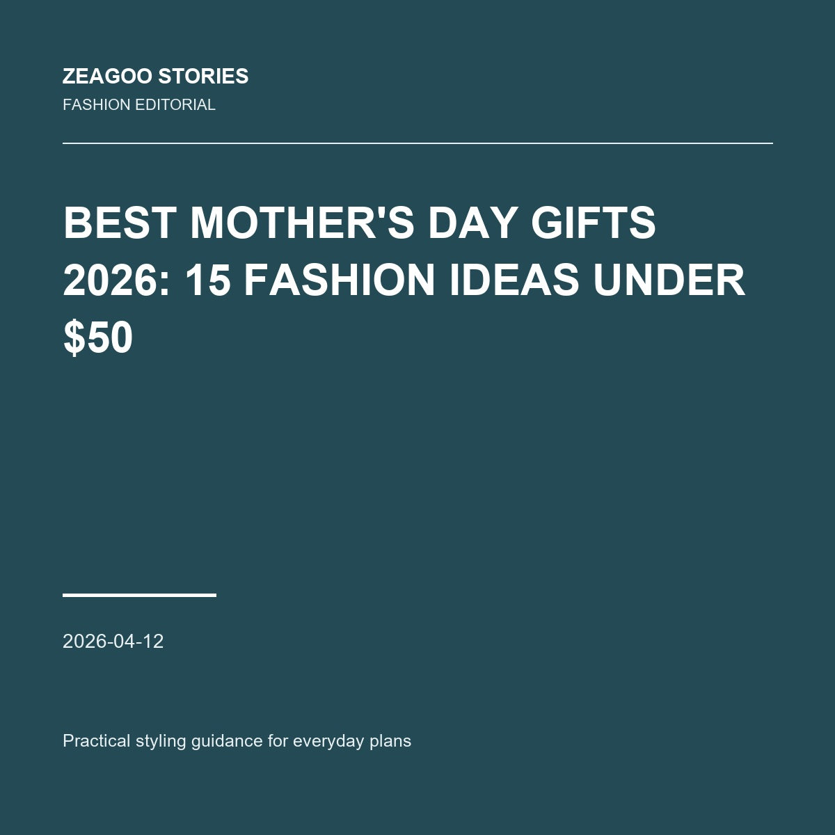 Best Mother's Day Gifts 2026: 15 Fashion Ideas Under $50