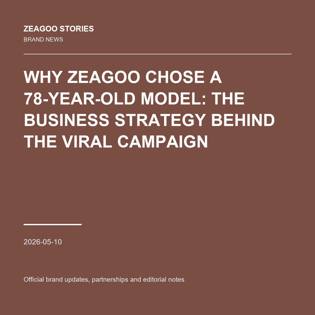 Why Zeagoo Chose a 78-Year-Old Model: The Business Strategy Behind the Viral Campaign