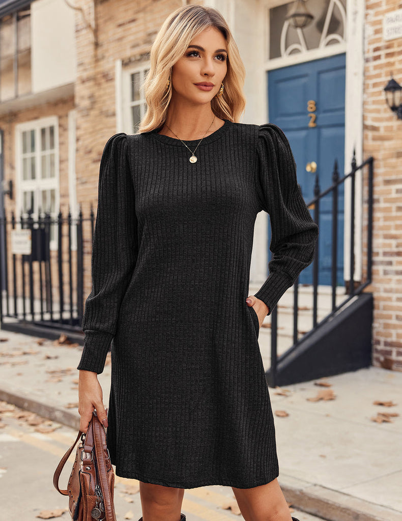 How to Layer a Midi Dress for Early Fall