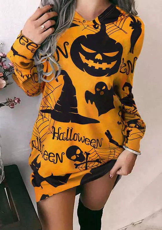 Pocket Hooded Mini Dress