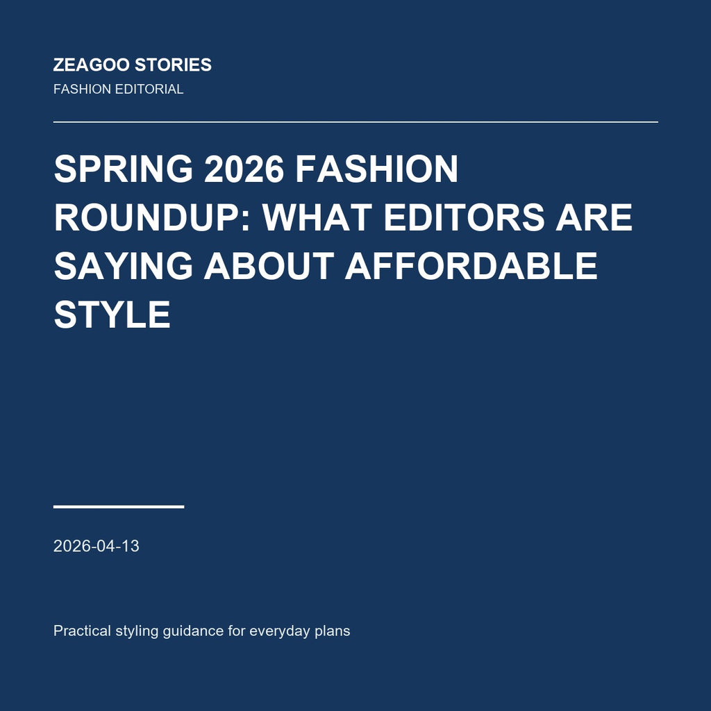 Spring 2026 Fashion Roundup: What Editors Are Saying About Affordable Style