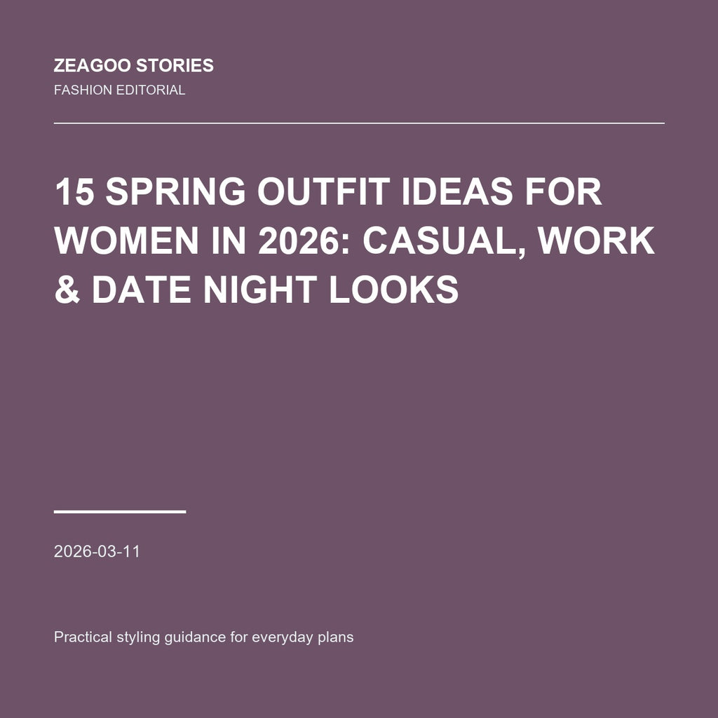 15 Spring Outfit Ideas for Women in 2026: Casual, Work & Date Night Looks