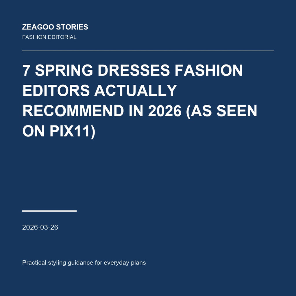 7 Spring Dresses Fashion Editors Actually Recommend in 2026 (As Seen on PIX11)