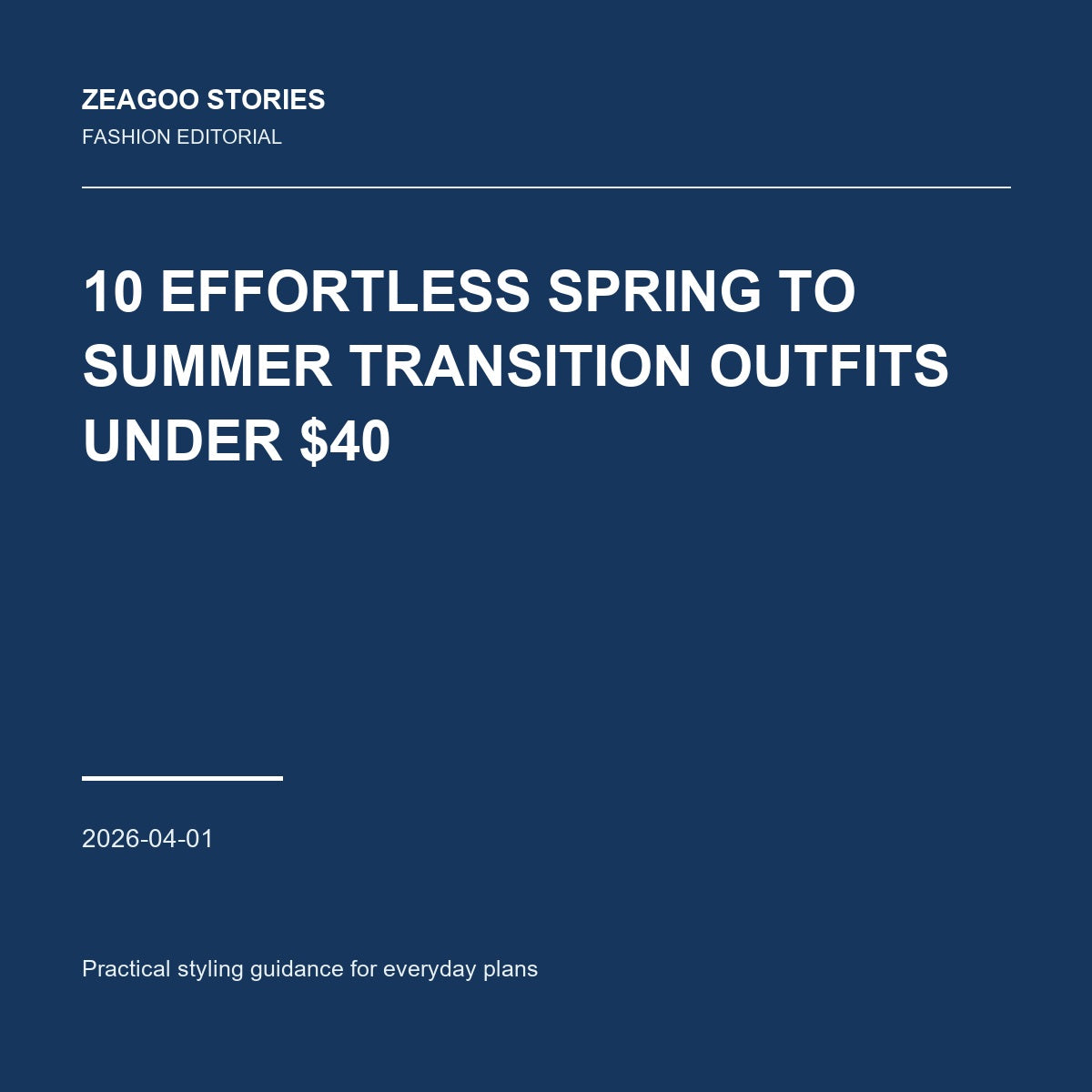 10 Effortless Spring to Summer Transition Outfits Under $40