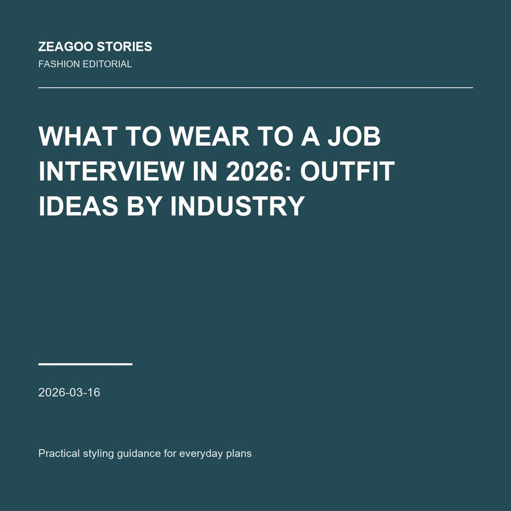 What to Wear to a Job Interview in 2026: Outfit Ideas by Industry