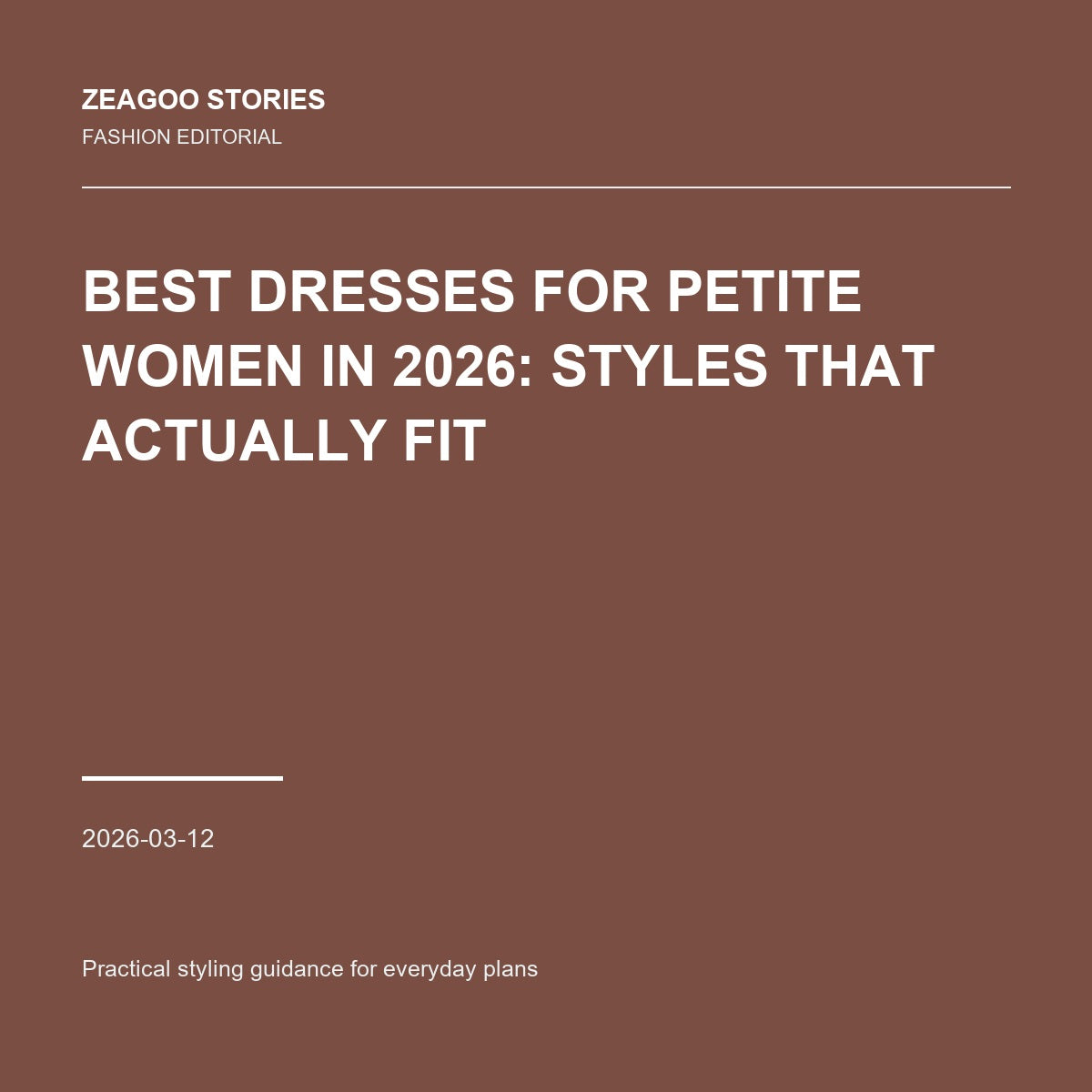Best Dresses for Petite Women in 2026: Styles That Actually Fit