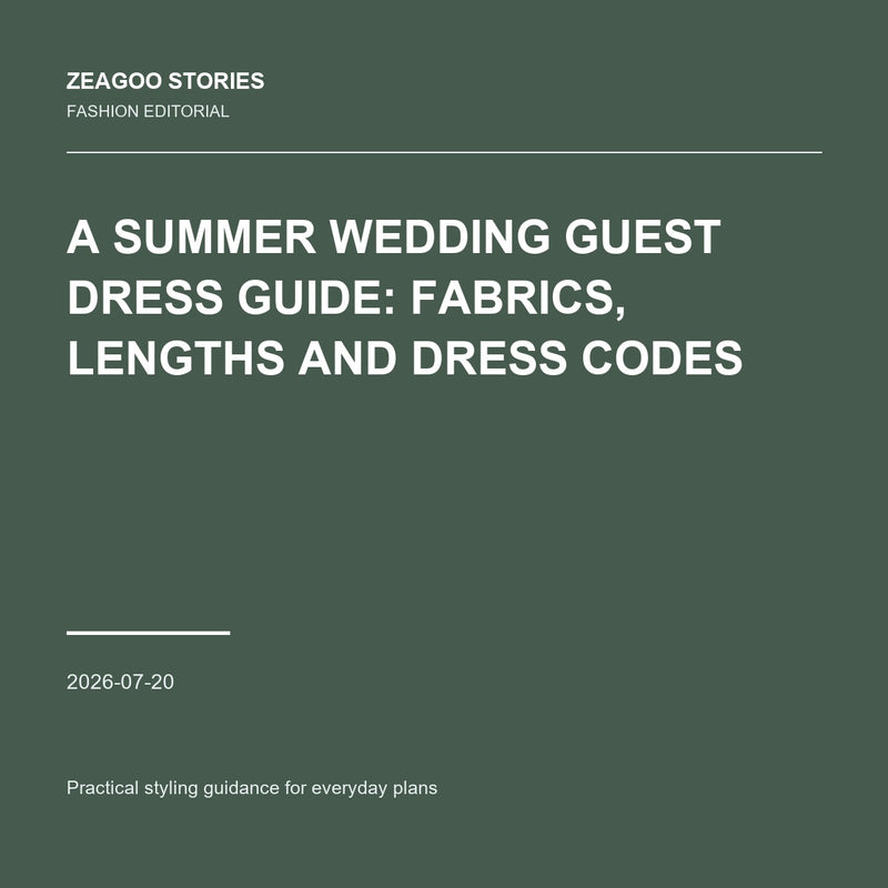 A Summer Wedding Guest Dress Guide: Fabrics, Lengths and Dress Codes