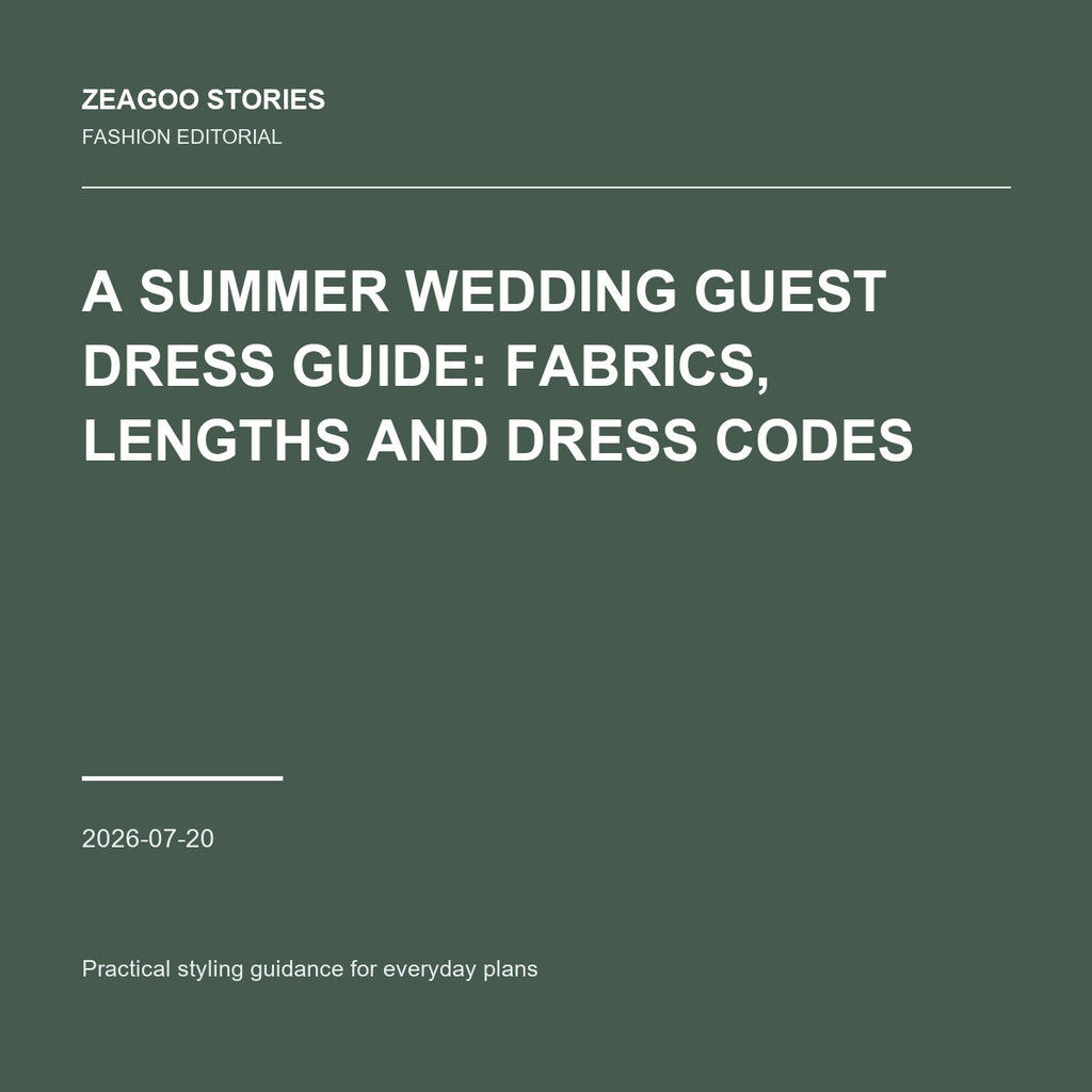 A Summer Wedding Guest Dress Guide: Fabrics, Lengths and Dress Codes
