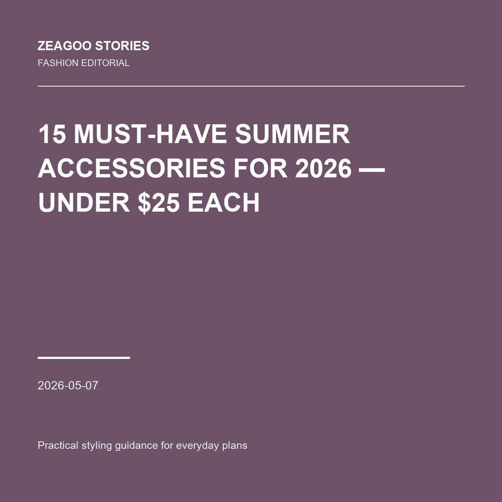 15 Must-Have Summer Accessories for 2026 — Under $25 Each
