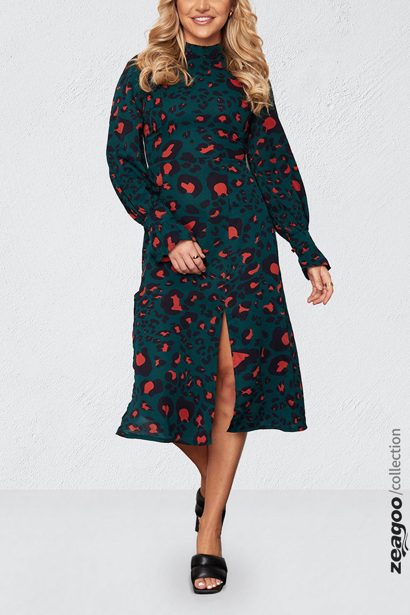Willow Cuff Detail Midi Dress