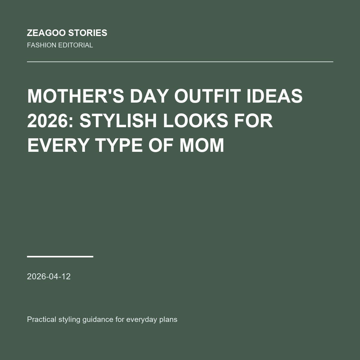 Mother's Day Outfit Ideas 2026: Stylish Looks for Every Type of Mom