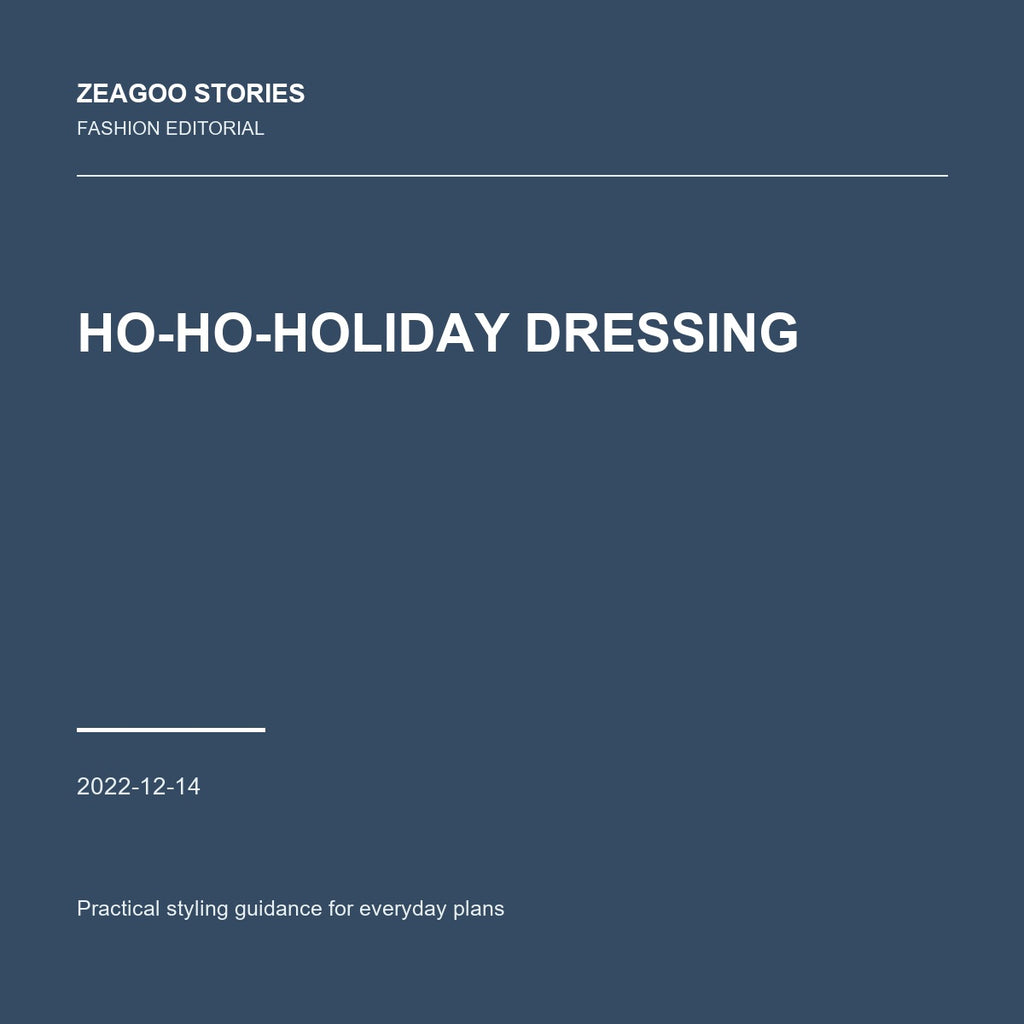 HO-HO-HOliday Dressing