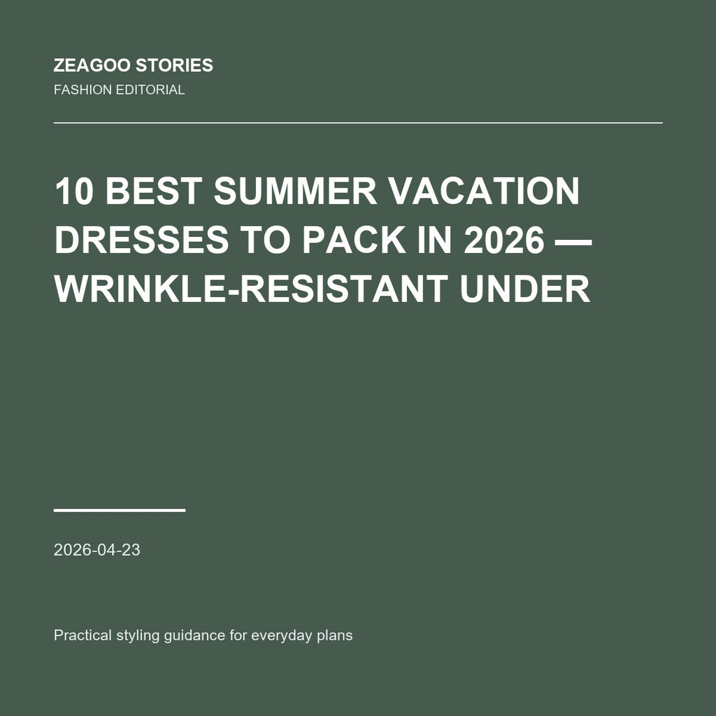 10 Best Summer Vacation Dresses to Pack in 2026 — Wrinkle-Resistant Under
