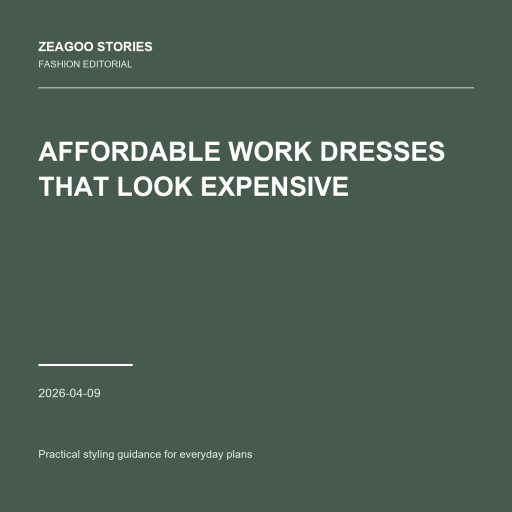 Affordable Work Dresses That Look Expensive