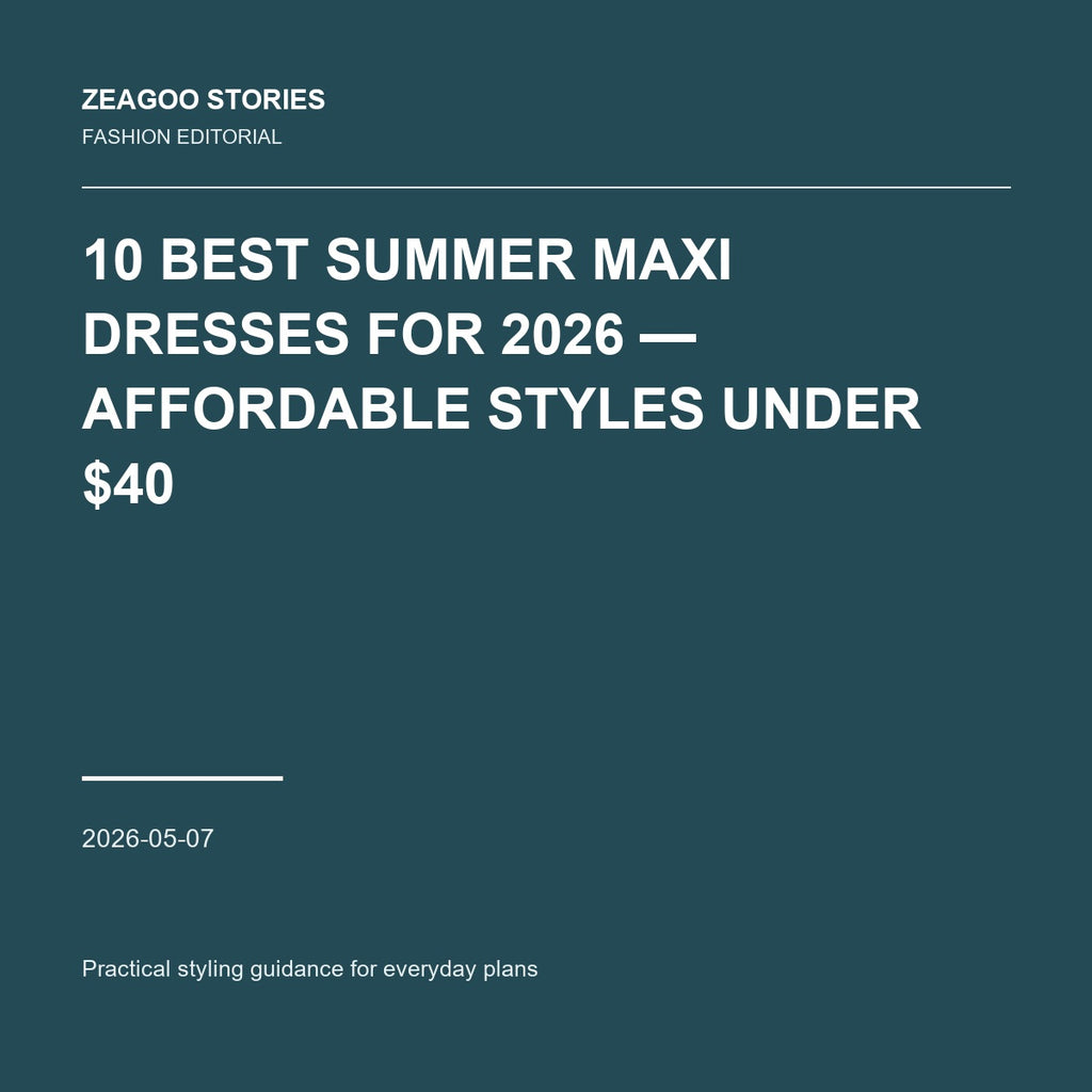 10 Best Summer Maxi Dresses for 2026 — Affordable Styles Under $40