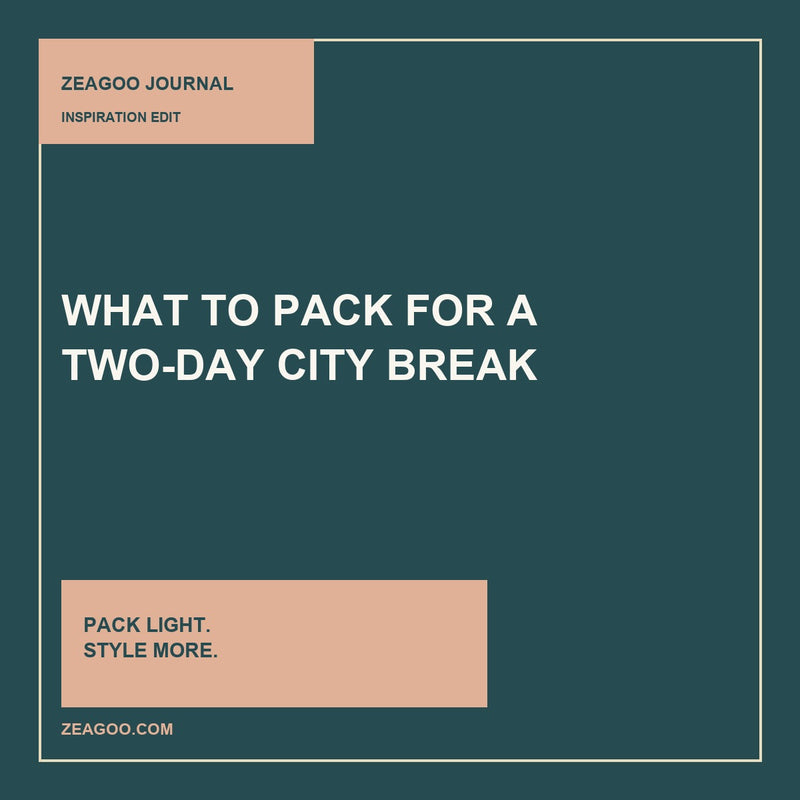 What to Pack for a Two-Day City Break in Early Fall