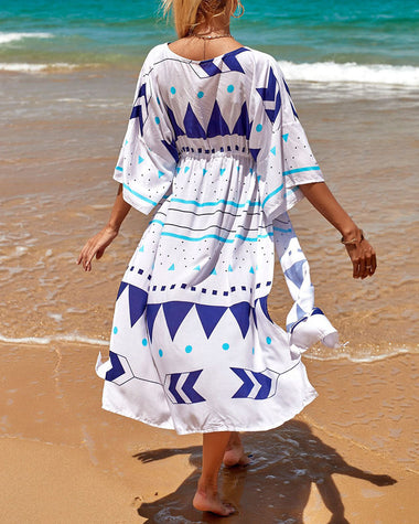 Long Beach Kimono Robe Cover ups Beach Cardigan Maxi Dress