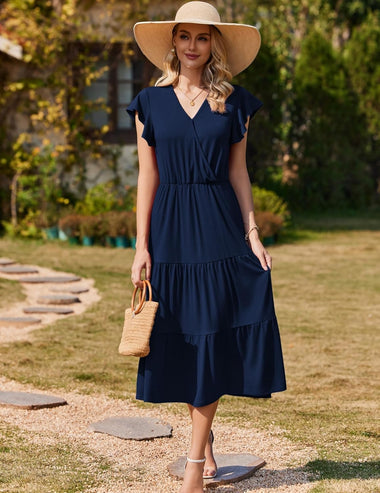 a line maxi dress casual Women's Long Dress Casual A-Line Dress Maxi Scoop Neck Sleeveless Summer at Amazon Women's Clothing store