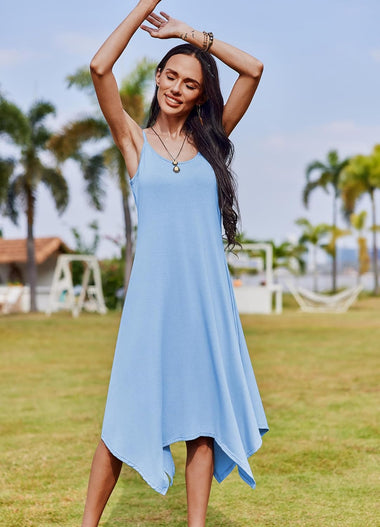 Zeagoo Women Midi Dress Bohemian Beach Cover Up Dress ZEAGOO Zeagoo Women Midi Dress Bohemian Beach Cover Up Dress ZEAGOO