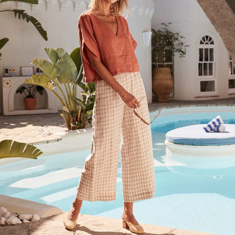 Breathable and Beautiful: Discovering the Benefits of Solid Color Cotton Linen Fashion