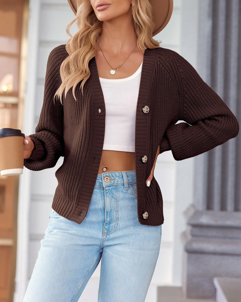 Zeagoo Women's Fall Chunky Knit Cardigans