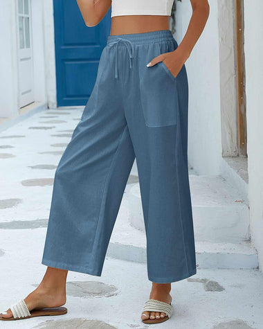 Elsa Trousers in Cotton Twill - Giuliva Heritage