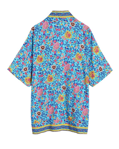 Floral Printed Batwing Cardigan - Zeagoo (Us Only)