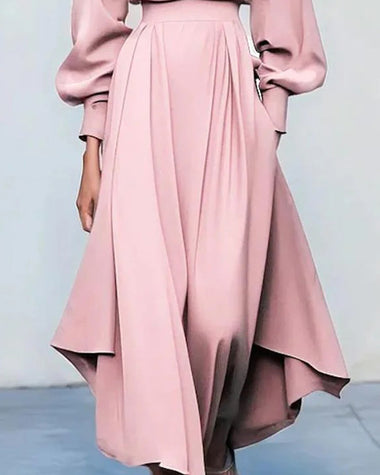 Zeagoo Women's Casual Asymmetrical Hem Flowy Maxi Dress ZEAGOO Zeagoo Women's Casual Asymmetrical Hem Flowy Maxi Dress ZEAGOO