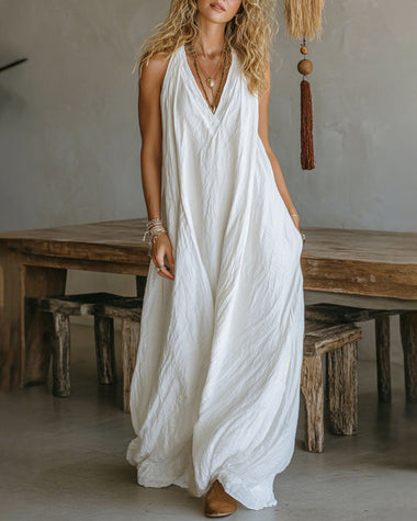 comfy maxi dress KIRUNDO Women Summer Puff Sleeve Long Dresses(Bean Paste Pink,S) all wrapped up in a charming all Milinia Comfy Maxi Dress (long